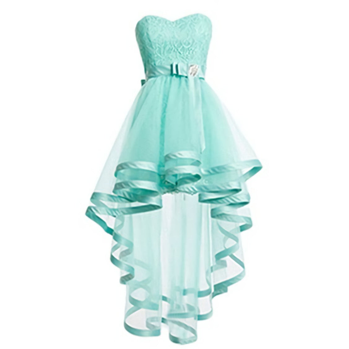 Mint Tulle Homeocming For Teens Pretty Simple Short Lace Corset Prom Dresses outfit, Prom Dress Store