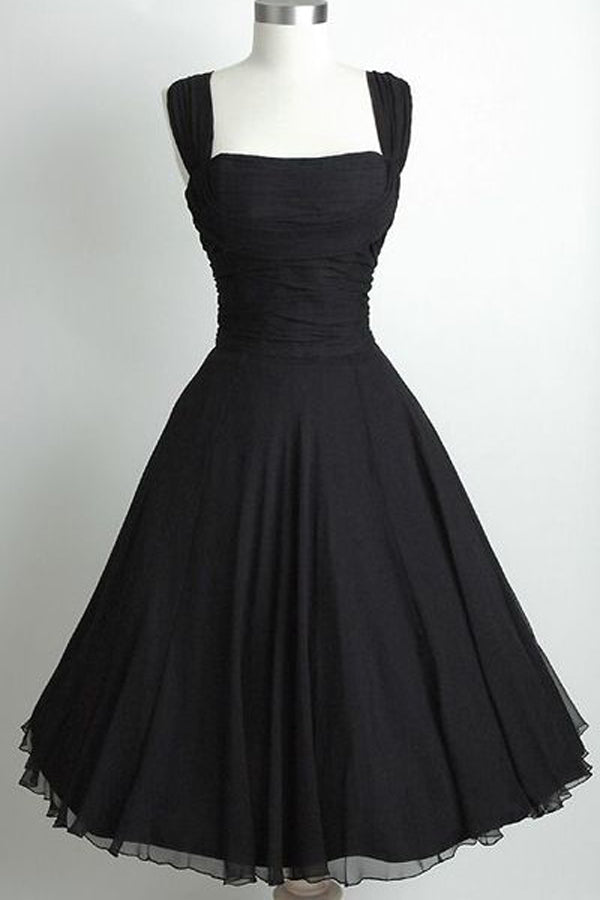 black vintage short Corset Prom dress 2024 Corset Homecoming dress vintage 1950s dress Gowns, Party Dress Online