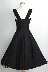 black vintage short Corset Prom dress 2024 Corset Homecoming dress vintage 1950s dress Gowns, Party Dresses 2045