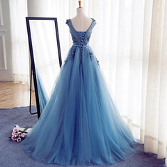 A Line Flowers Long Charming Women Corset Prom Dresses outfit, Prom Dress Aesthetic