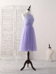 Purple Tulle Short Corset Prom Dress, Simple Purple Corset Homecoming Dress outfit, Party Dresses Size 28
