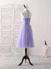 Purple Tulle Short Corset Prom Dress, Simple Purple Corset Homecoming Dress outfit, Party Dresses Classy Elegant