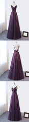 Purple V-neckline Tulle Lace Applique Party Dress, Purple Corset Formal Dress Corset Prom Dress outfits, Wedding Pictures