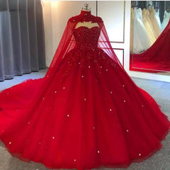 Red Corset Ball Gown Corset Wedding Dresses Crystals Sweet 16 Quinceanera Dress,Corset Prom Dress with Train outfit, Wedding Dresses Dress