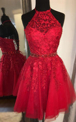Red Short Corset Homecoming Dresses,Corset Formal Lace Hoco Dress with Beading outfit, Prom Dress Navy
