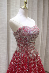 Red Sparkle Corset Prom Dress , Handmade Charming Corset Formal Gown, Corset Prom Dress outfits, Prom Dressed Short