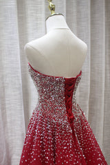 Red Sparkle Corset Prom Dress , Handmade Charming Corset Formal Gown, Corset Prom Dress outfits, Prom Dresses Shorts