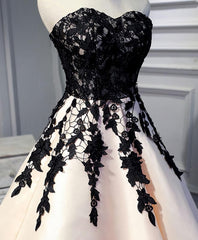 Champagne Lace Short Corset Prom Dress, Lace Evening Dress outfit, Formal Dress Vintage