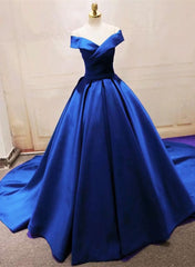 Royal Blue Party Dress, Corset Prom Dress , Long Corset Formal Gowns outfit, Homecoming Dress Sparkles