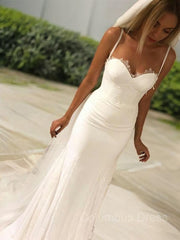 Sheath/Column Sweetheart Sweep Train Lace Corset Wedding Dresses outfit, Wedding Dress Girls