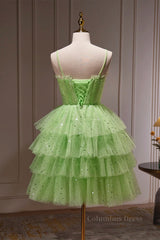 Short Green Corset Prom Dresses, Short Green Graduation Corset Homecoming Dresses outfit, Glamorous Dress