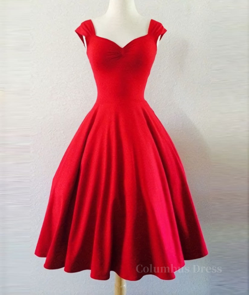 Simple Short Red Corset Prom Dresses, Short Red Corset Homecoming Dresses, Corset Formal Dresses outfit, Bridesmaid Dresses Ideas
