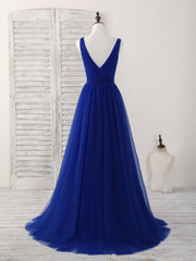 Simple V Neck Burgundy Tulle Long Corset Prom Dress Burgundy Evening Dress outfit, Bridesmaid Dresses Color Palettes