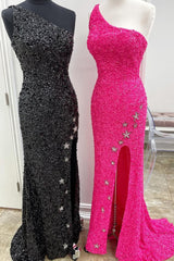 Sparkly Mermaid Black Stars Sequins Corset Prom Dress outfits, Sparkly Mermaid Black Stars Sequins Prom Dress