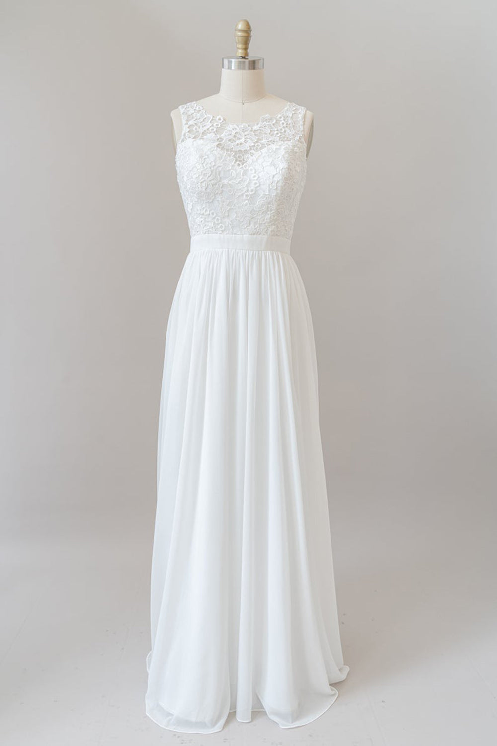 Straps Lace A-line Boho Corset Wedding Dress outfit, Wedding Dressed Beach