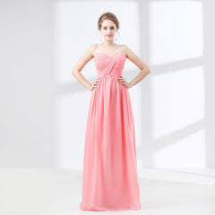 Sweetheart Chiffon A Line Bridesmaids Dresses outfit, Formal Dresses With Tulle