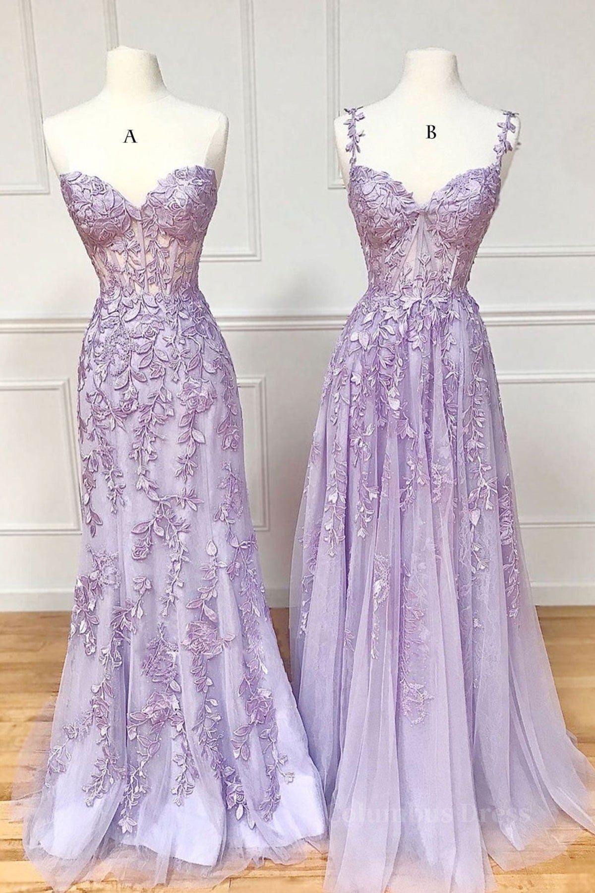 Sweetheart Neck Purple Lace Long Corset Prom Dress, Strapless Purple Corset Formal Dress, Mermaid Purple Evening Dress outfit, Bridesmaid Dress White