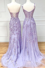 Sweetheart Neck Purple Lace Long Corset Prom Dress, Strapless Purple Corset Formal Dress, Mermaid Purple Evening Dress outfit, Bridesmaids Dresses White