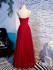 Sweetheart Neck Red Long Corset Prom Dresses, Red Long Corset Formal Evening Dresses outfit, Silk Wedding Dress