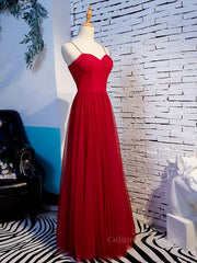 Sweetheart Neck Red Long Corset Prom Dresses, Red Long Corset Formal Evening Dresses outfit, Winter Formal