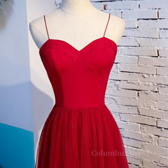 Sweetheart Neck Red Long Corset Prom Dresses, Red Long Corset Formal Evening Dresses outfit, Mermaid Dress