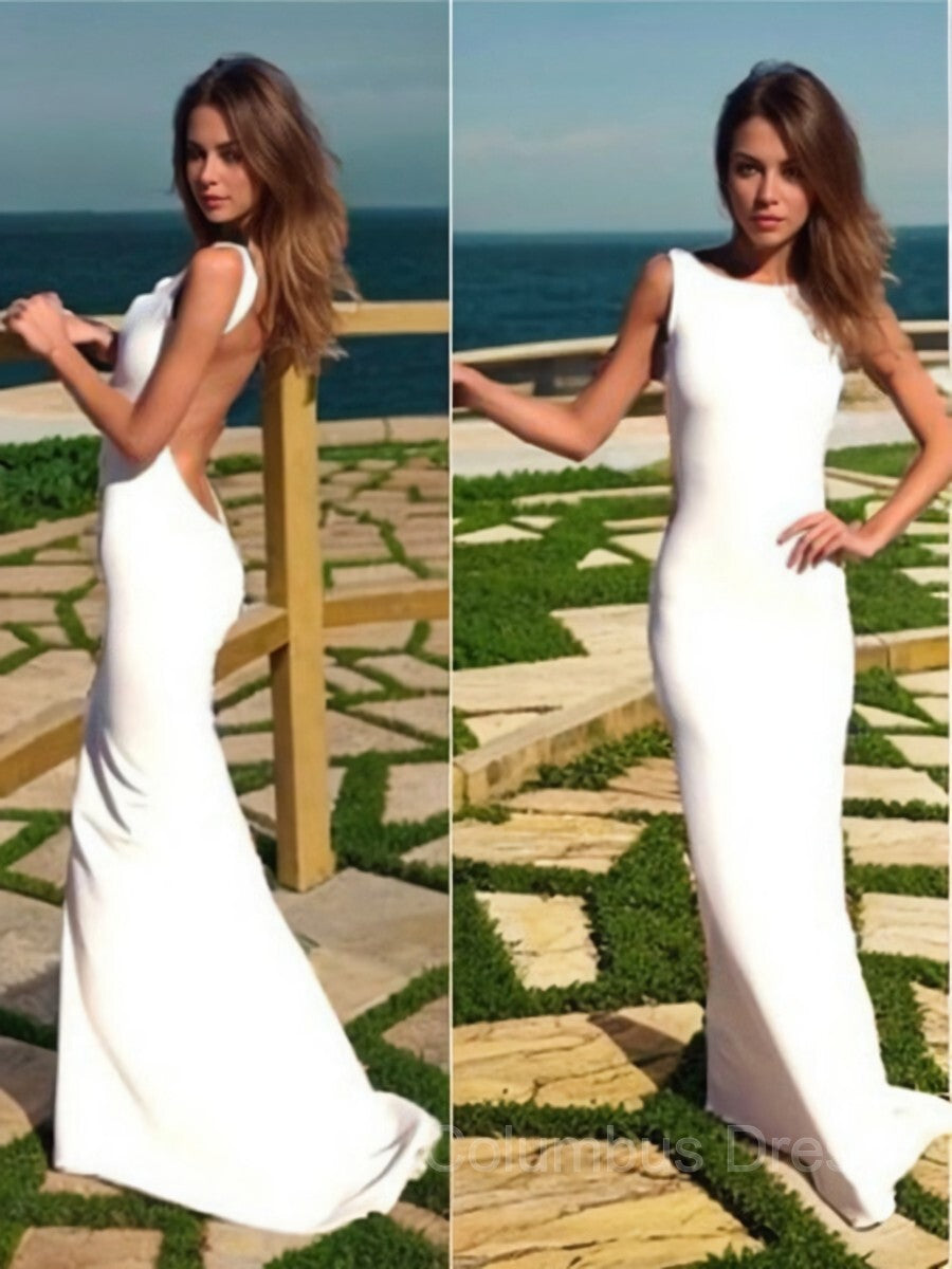 Trumpet/Mermaid High Neck Sweep Train Jersey Corset Prom Dresses outfit, Bridesmaid Dressing Gown
