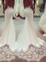 Trumpet/Mermaid Straps Court Train Silk like Satin Corset Wedding Dresses outfit, Wedding Dresses 2028 Trend New