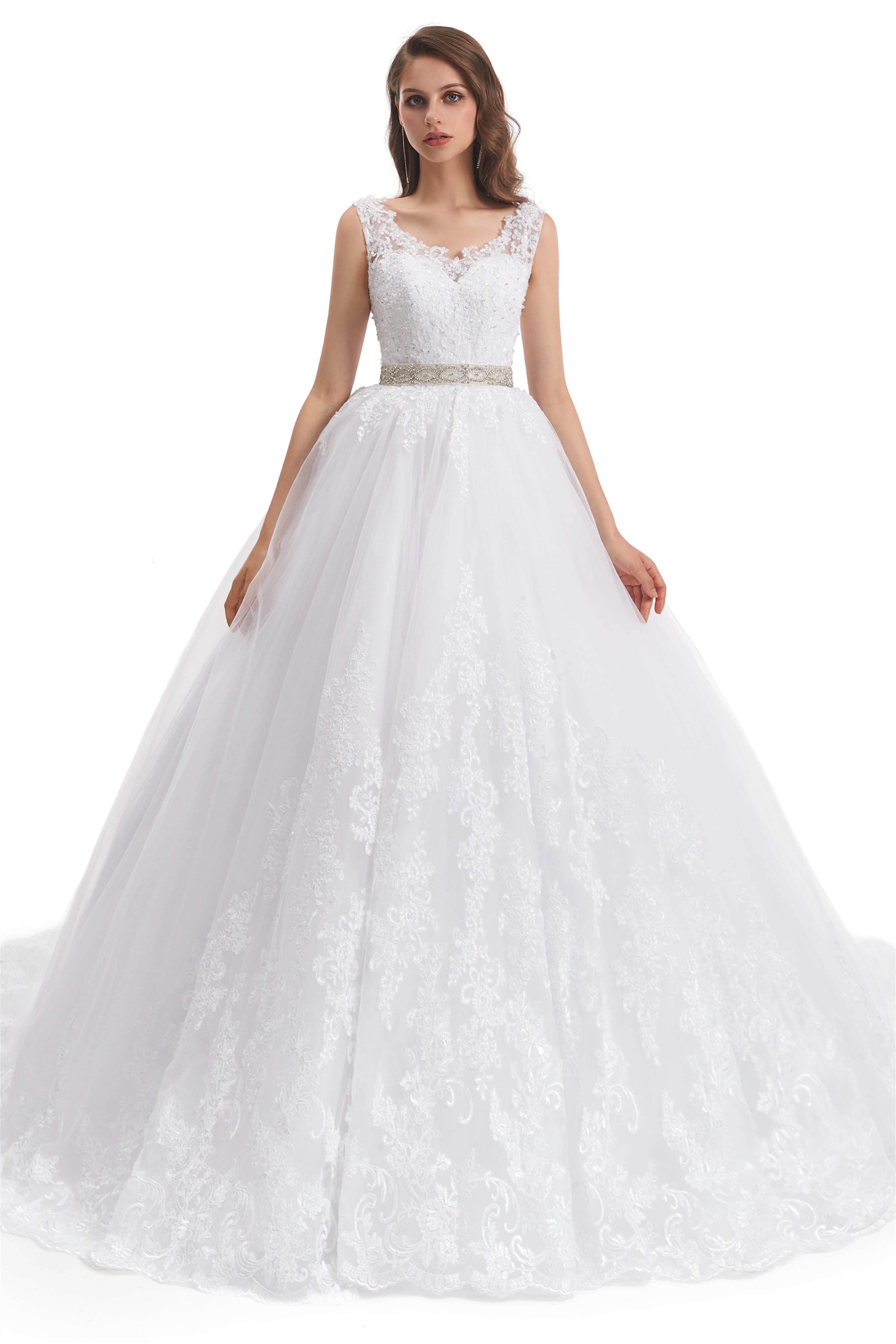 Tulle Backless Appliques beading Corset Wedding Dresses outfit, Wedding Dress Wedding Dress
