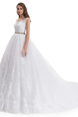 Tulle Backless Appliques beading Corset Wedding Dresses outfit, Wedding Dress Elegent