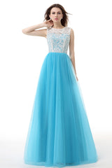 Tulle Lace Light Sky Blue Corset Prom Dresses outfit, Gown Dress Elegant