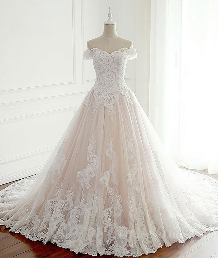 Unique lace tulle long Corset Wedding dress, lace long bridal dress outfit, Wedding Dresses Beautiful
