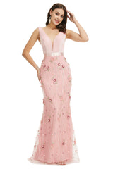 Velvet Mermaid Corset Prom Dresses Lace 3D Flowers outfit, Prom Dress Pieces