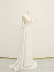 White v neck long Corset Prom dress, white evening dress outfit, Prom Dresse 2027