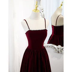 Wine Red Velvet Short Simple Corset Wedding Party Dress, Dark Red Corset Homecoming Dresses outfit, Weddings Dresses Uk